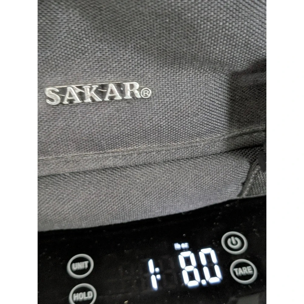 Sakar Camera Camcorder Bag Black Red Handle or Shoulder Strap Dual Zip Closure